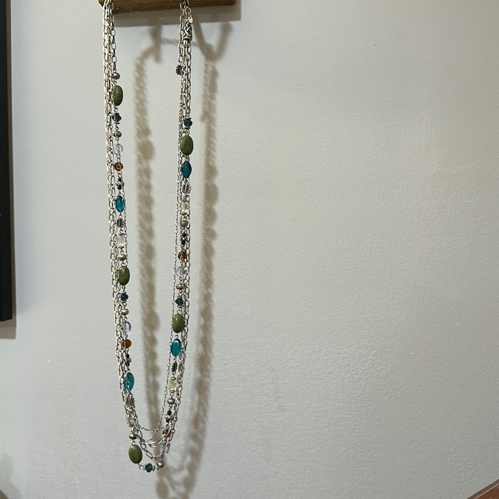 Premier Necklace - Long And Beautiful Stones 20$